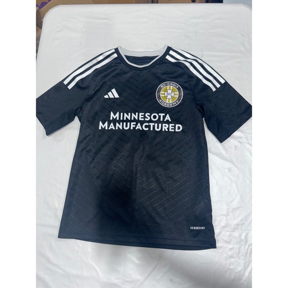 adidas Other - Adidas St. Croix Academy Soccer Jersey Youth M 11-12Y Black AEROREADY Shirt